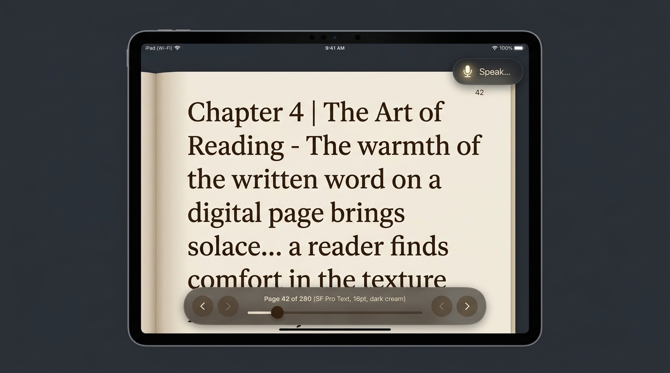 PageRead iPad Interface Preview